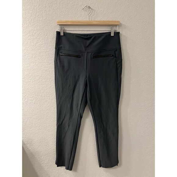 Athleta Stellar Crop Pants Charcoal‎ Size M - Picture 1 of 6